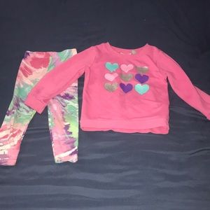 Childrens Place 2pc Sweater and Tights size 3T